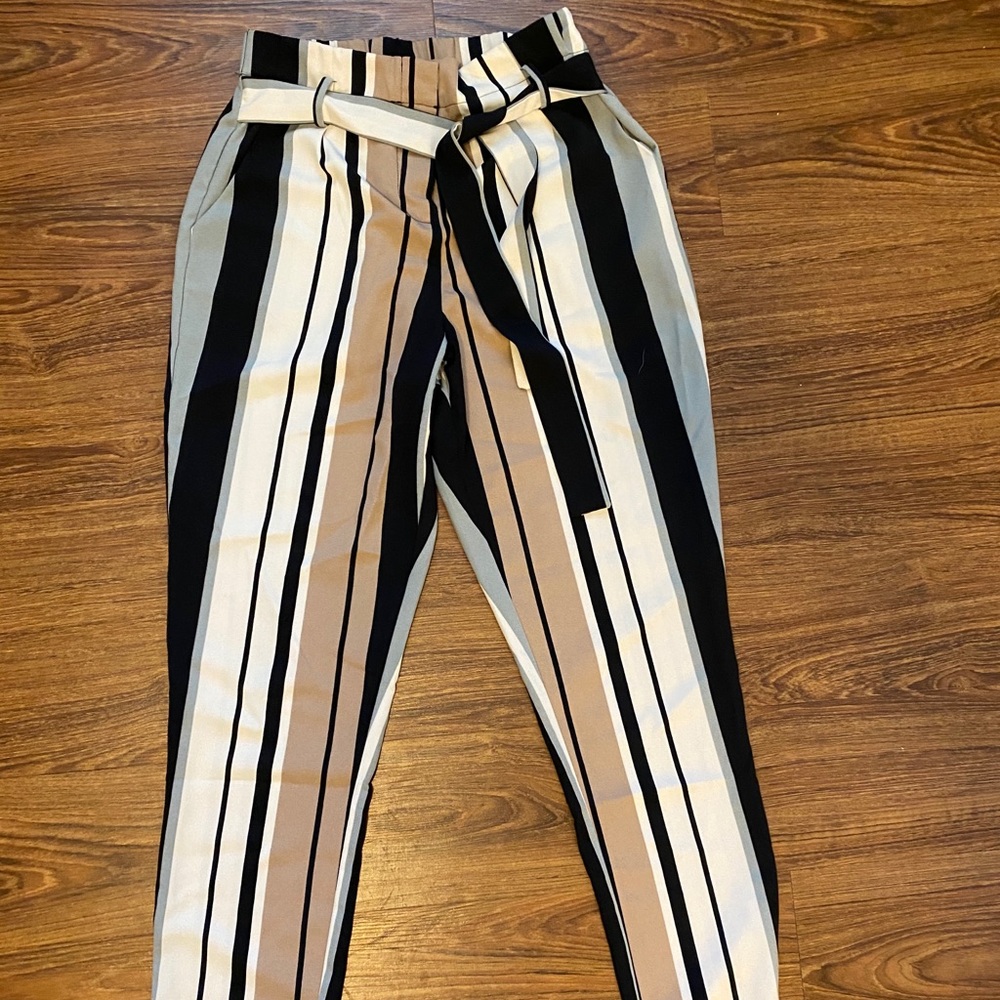 Multicolored Striped Pants